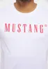 MUSTANG Herren, T-Shirt STYLE ALEX C LOGO TEE, L, Weiß, Produktbild-Vorschau 4