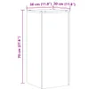 Supporto per piante 2 pz. Bianco 30x30x70 cm Materiale a Anteprima dell’immagine prodotto 7