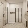 A modern bathroom with a shower enclosure. Produktbild-Vorschau