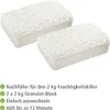 Two white, porous blocks are shown on a white background, with text describing their features below. Náhled obrázku produktu