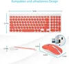 kabelloses Tastatur-Maus-Set, ergonomische Maus und Produktbild-Vorschau 6