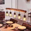 Aprica »Aprica« Hängelampe aus Metall/Holz in Schwarz/Braun Produktbild-Vorschau 1