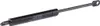 A black gas strut on a white background. Produktbild-Vorschau