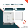 homeX FS1682E-W Gefrierschrank, Tiefkühlschrank groß - 168L Produktbild-Vorschau 7
