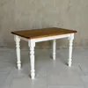 Grote eettafel met een eikenkleurige houten blad – Productafbeelding-voorbeeld 1