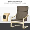 HOMCOM Relaxsessel Ruhesessel mit Armlehne Leinenbezug Produktbild-Vorschau 7
