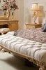 Casa Padrino Luxus Barock Sitzbank Cremefarben / Gold - Produktbild-Vorschau 2