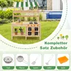 COSTWAY Matschküche Kinder Outdoor, Kinderküche Tannenholz Produktbild-Vorschau 5