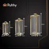 Ruhhy 26476 Set di lanterne a candela, acciaio inox, Anteprima dell’immagine prodotto 2