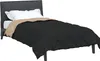 vidaXL Couette quatre saisons noire et taupe 155 x 220 cm Voir les images du produit 2