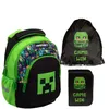 ASTRA Minecraft Schulset – Schulrucksack, Federmäppchen und Produktbild-Vorschau 1