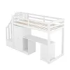 Hochbett, 90 x 200cm, Bett mit Lattenrost (ohne Matratze), Produktbild-Vorschau 15