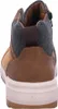 The back view of a brown and gray men's boot. Produktbild-Vorschau