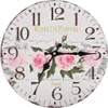 vidaXL Vintage Wanduhr Blumen 30 cm Produktbild-Vorschau 1