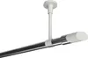 Interdeco Gardinenstange / Vorhangstange Chrom / Weiß, Typ Produktbild-Vorschau 1