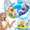 Aufblasbares Auto für Kinder mit Lenkrad und Sitz Produktbild-Vorschau 11