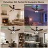 Ventilatore a soffitto da 48W con illuminazione, 60 cm di Anteprima dell’immagine prodotto 7