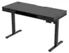 Czarne biurko elektryczne regulowane z szufladami 140x60 cm Podgląd zdjęcia produktu 1
