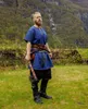 Wikinger Tunika Kurzarm Blau "Theobald" M Produktbild-Vorschau 7