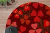 MuchoWow® Mauspad Mousepad Muster - Klee - Rot 40x40 cm - Produktbild-Vorschau 2