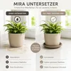 Sottovaso per piante Mira Taupe Ø 24 cm - Resistente al Anteprima dell’immagine prodotto 6