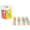Small Foot 11107 Steckwürfel Holzrolle, 13-teilig (1 Set) Produktbild-Vorschau 4
