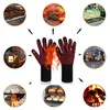 Grillhandschuhe hitzebeständig feuerfeste Kochhandschuhe Produktbild-Vorschau 6