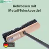 Qualitäts Roßhaarbesen 30cm Breit mit Teleskopstiel Produktbild-Vorschau 5