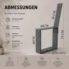 HAGO24 Bankgestell Bankkufen Anthrazit hochwertige Bank Produktbild-Vorschau 4