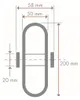 BS Rollen Luftrad D10.200 Gummi schwarz 200mm Tragkraft Náhled obrázku produktu 2