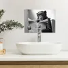 MuchoWow® - Plátno - Šimpanz - Opica - Noviny - WC - Humor, Náhľad obrázku produktu 5