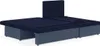 Ecksofa Polo mit Schlaffunktion - Kastanienbraun/Weiß Produktbild-Vorschau 7