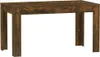 vidaXL Jídelní stůl Kouřový dub 140x74,5x76 cm Dřevěná Náhled obrázku produktu 1