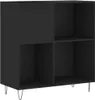 vidaXL Skříň na talíře černá 84,5x38x89 cm odvozený výrobek Náhled obrázku produktu 1