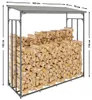 Kaminholzunterstand Ruston Aluminium XL anthrazit Produktbild-Vorschau 3