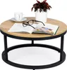 Moderner industrieller Loft-Couchtisch 60 cm Produktbild-Vorschau 1
