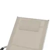 Sonnenliege mit Kissen Aluminium und Textilene Creme Produktbild-Vorschau 5