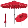 Parasol COSTWAY 300 cm avec éclairage LED, 8 baleines, Voir les images du produit 1