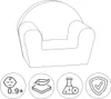 Knorr Toys Fauteuil pour enfants - "Best Friends Voir les images du produit 11