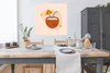 MuchoWow® Poster Kokosnuss - Sterne - Pastell 100x100 cm - Produktbild-Vorschau 3