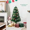 COSTWAY Sapin de Noël artificiel LED 120cm avec fibre Voir les images du produit 9