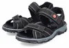 Rieker Damen Trekkingsandalen schwarz, Damen:37 EU Produktbild-Vorschau 1