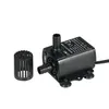 A black mini brushless DC water pump with a separate filter attachment, shown on a white background. Náhľad obrázku produktu