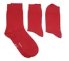 Herren Business Socken 3-er Pack aus Baumwolle Rot Chili Produktbild-Vorschau 1