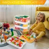 Lego Aufbewahrungsbox Stapelbar Spielzeug mit Deckel Produktbild-Vorschau 3