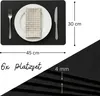 Platzsets Filz 6er Set 45x30cm, Filztischset Platzdeckchen Produktbild-Vorschau 2