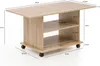A coffee table with dimensions shown, on a white background. Produktbild-Vorschau