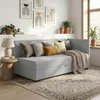 Tagesbett 80x180 - Grau - Recamiere mit Schlaffunktion - Produktbild-Vorschau 8