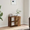 vidaXL Mobile laterale effetto legno antico 60x30x50 cm Anteprima dell’immagine prodotto 3