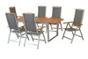 Merxx Gartenmöbel Set Siena 7tlg., 6 Klappsessel, Produktbild-Vorschau 1